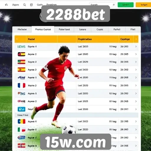 Apostas esportivas em alta no 2288bet
